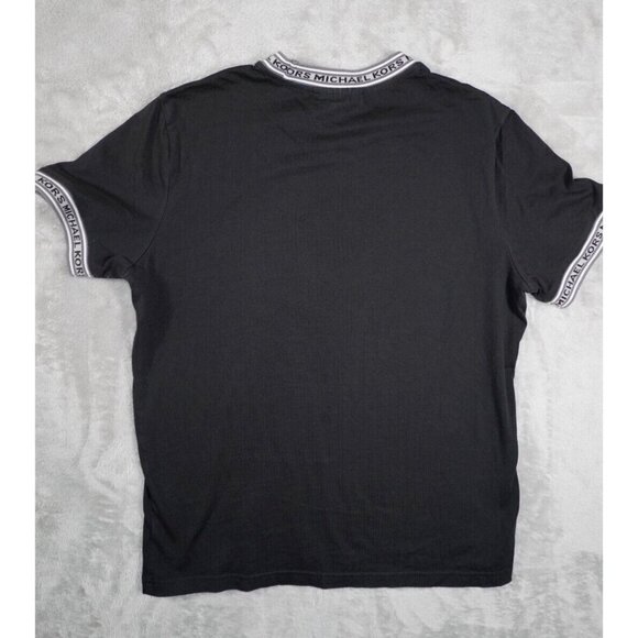 Michael Kors Men's Embroidered Logo Trim Crew Neck T-Shirt KR1506KFV4 M - Picture 9 of 12